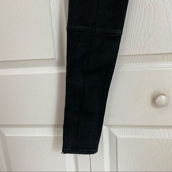Polo Ralph Lauren Womens Jeans The Tompkins Black Coated SKINNY - Picture 3 of 12